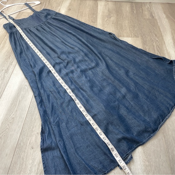 Natural Life Dress patti side slit maxi womens Blue (xsmall) minimalist boho - Picture 7 of 7